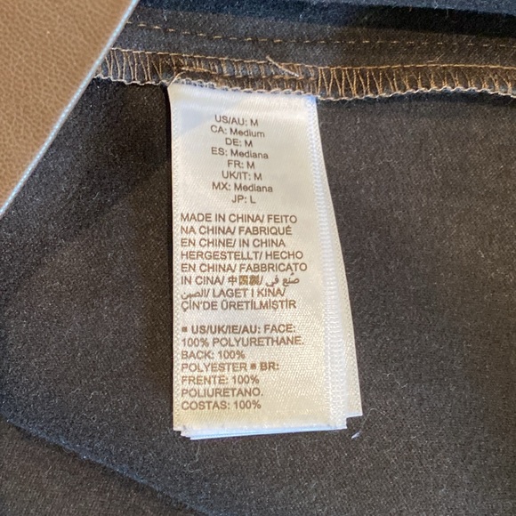 NWOT The Drop Faux Leather Mini Dress Medium - Picture 4 of 4